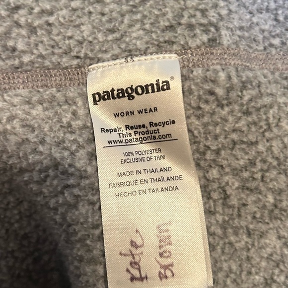 Patagonia Women's Better Sweater® 1/4-Zip Fleece in Birch White - Picture 5 of 6